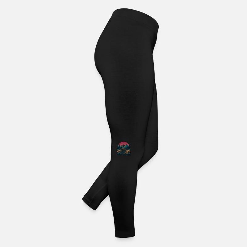 Taming Trails: Gravel Adventures Amidst the Forest Women’s Jersey Leggings