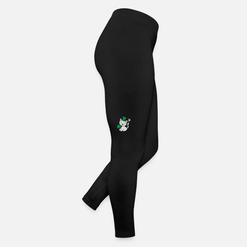 Design festif avec un chaton mignon Legging en jersey Femme