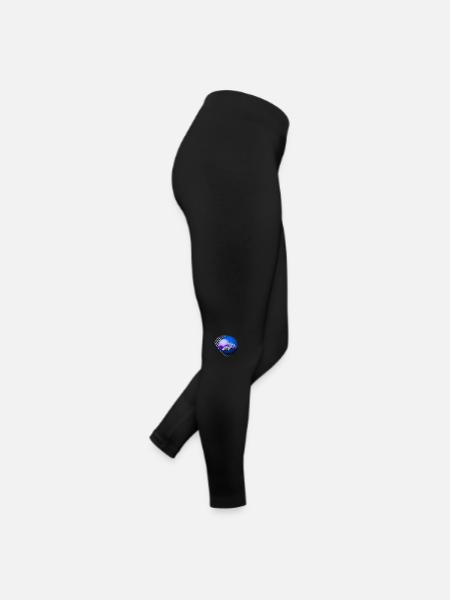 Spielerei mit Kugeln -03- - Frauen Jersey Leggings - Schwarz - Rechts