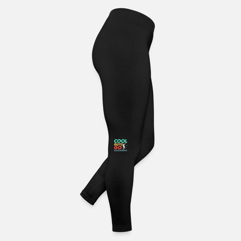 Les gars cool vont faire de l’escalade de bloc Legging en jersey Femme