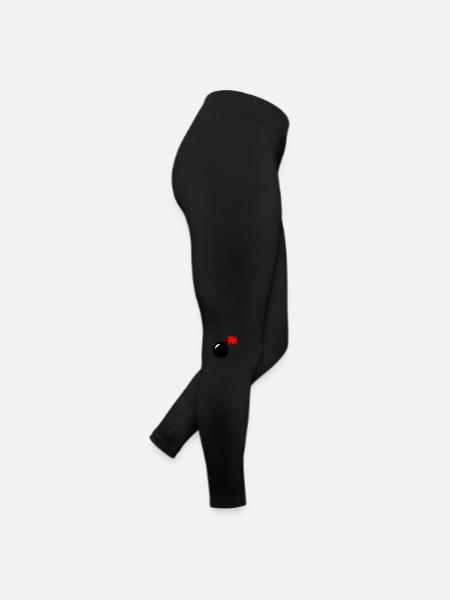 Bombe - Frauen Jersey Leggings - Schwarz - Rechts