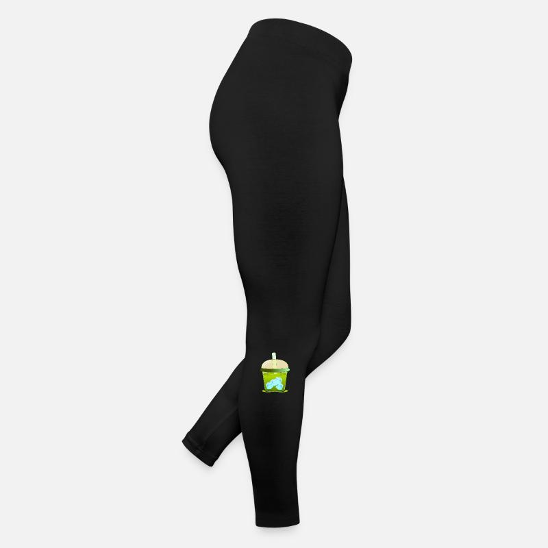 ICED MATCHA GREEN TEA CUP Women’s Jersey Leggings