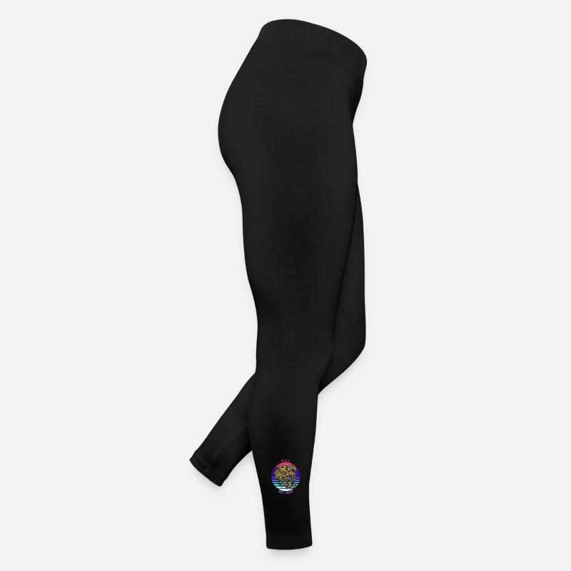 Neon Snake Frauen Jersey Leggings