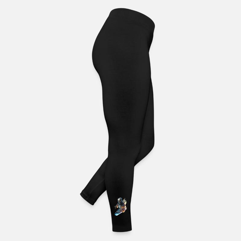 Skeleton de patineur Legging en jersey Femme