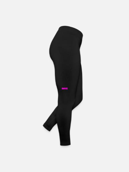 in mieser Stimmung - Frauen Jersey Leggings - Schwarz - Rechts