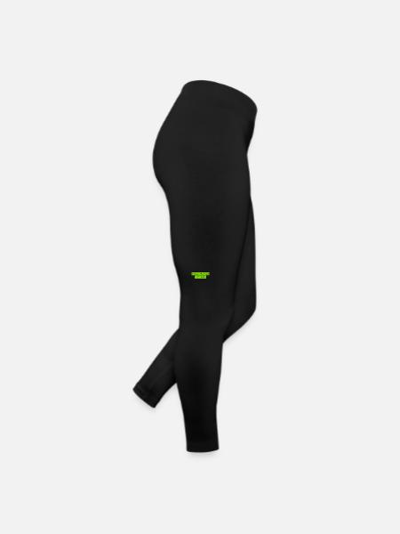 das sollten die nicht wissen - Frauen Jersey Leggings - Schwarz - Rechts