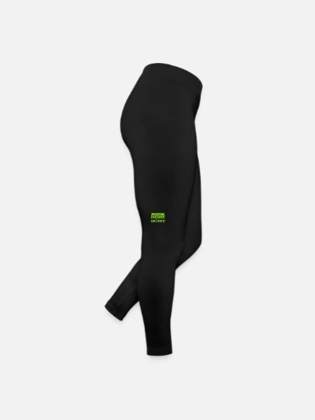 ich habe meine Gründe - Frauen Jersey Leggings - Schwarz - Rechts