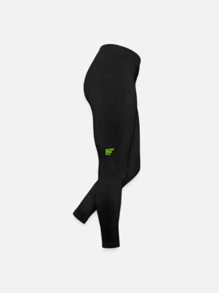 unterstützen wir uns - Frauen Jersey Leggings - Schwarz - Rechts