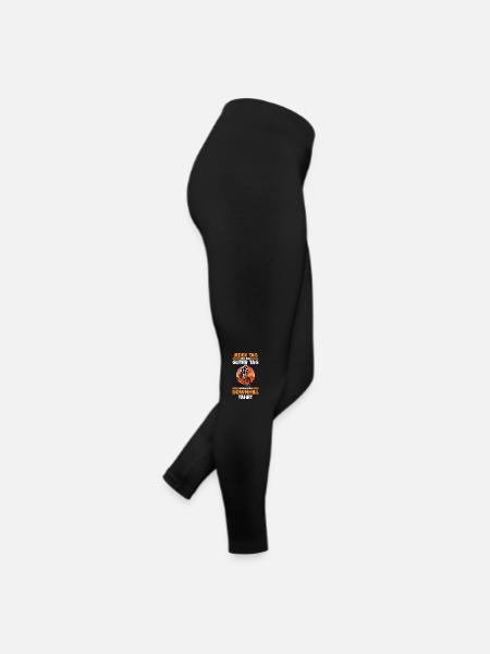 Mountainbike Fahrrad Downhill - Frauen Jersey Leggings - Schwarz - Rechts