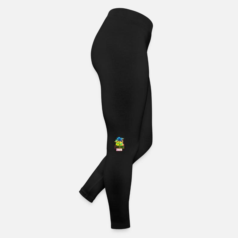 Grèce 2025 Palmiers colorés Legging en jersey Femme
