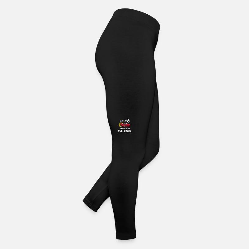Geschenk 6 Jahre Geburtstagskind Frauen Jersey Leggings