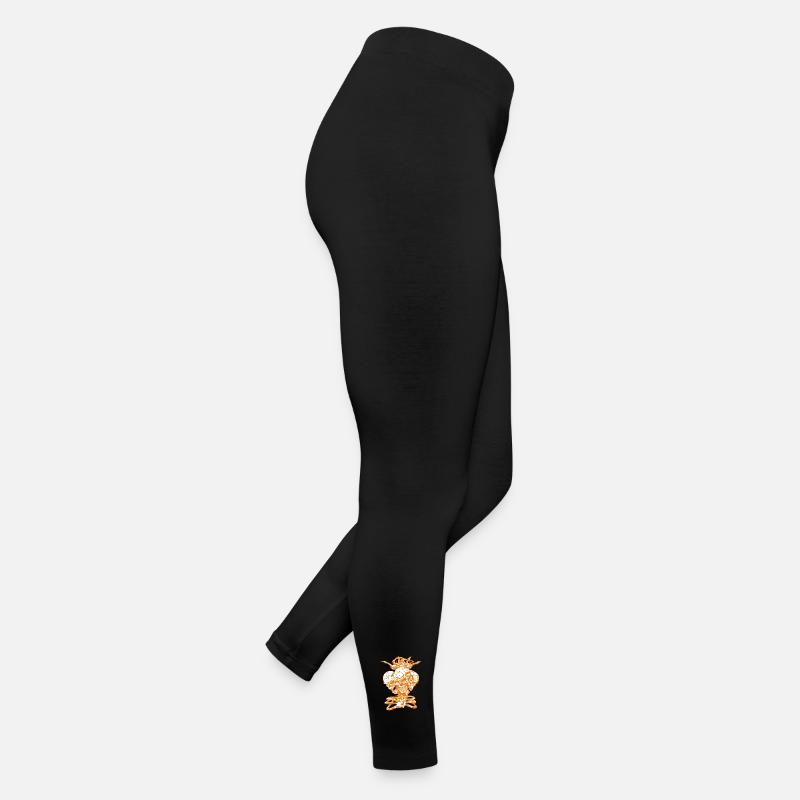 Skull-Skelett-King-Krone Frauen Jersey Leggings