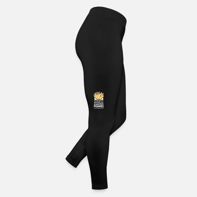 Frites, frites, restauration rapide Legging en jersey Femme