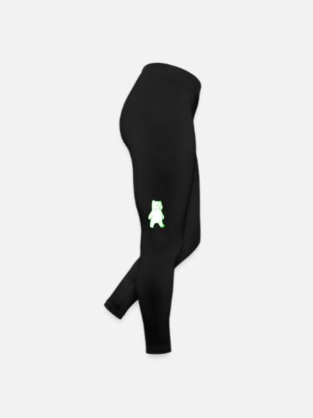 Kidcore Gummy Bear Bear Kids Gift Idea - Women’s Jersey Leggings - black - Right