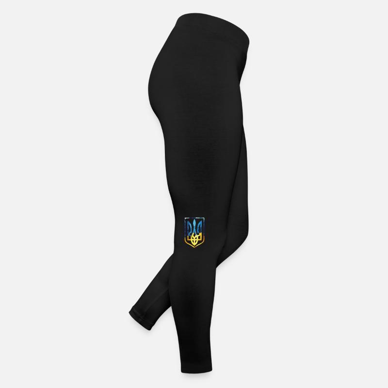 Ukraine Wappen ukrainisch Trysub Flagge Geschenk Frauen Jersey Leggings