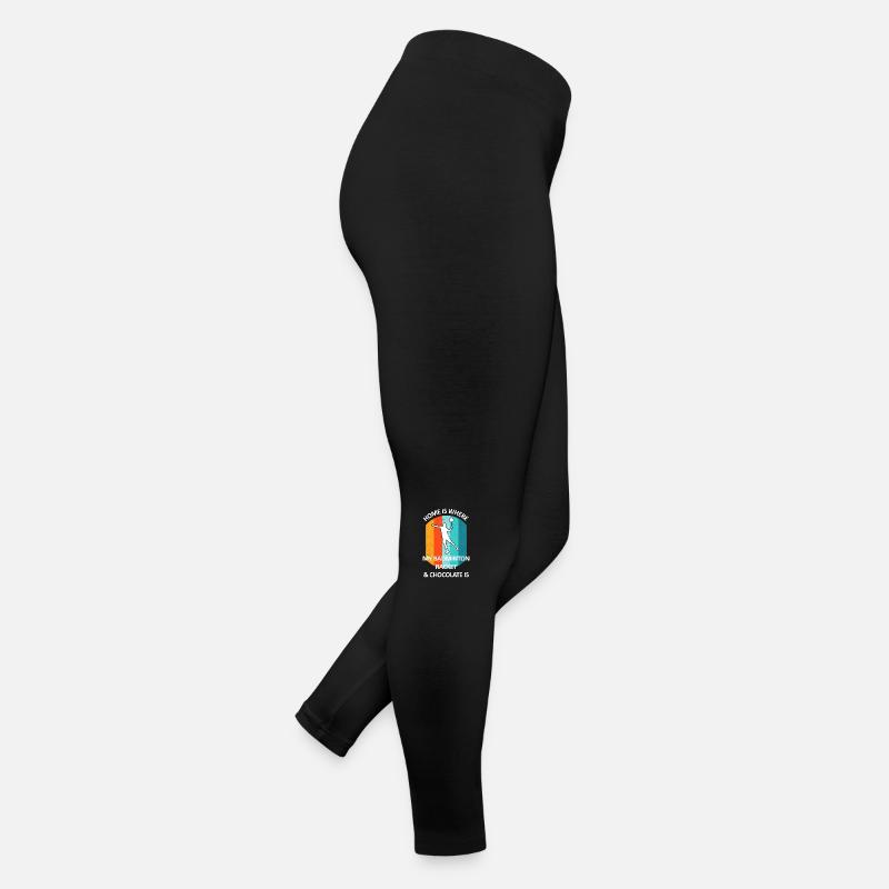 Badminton Badminton Badminton Player Chocolate Women’s Jersey Leggings