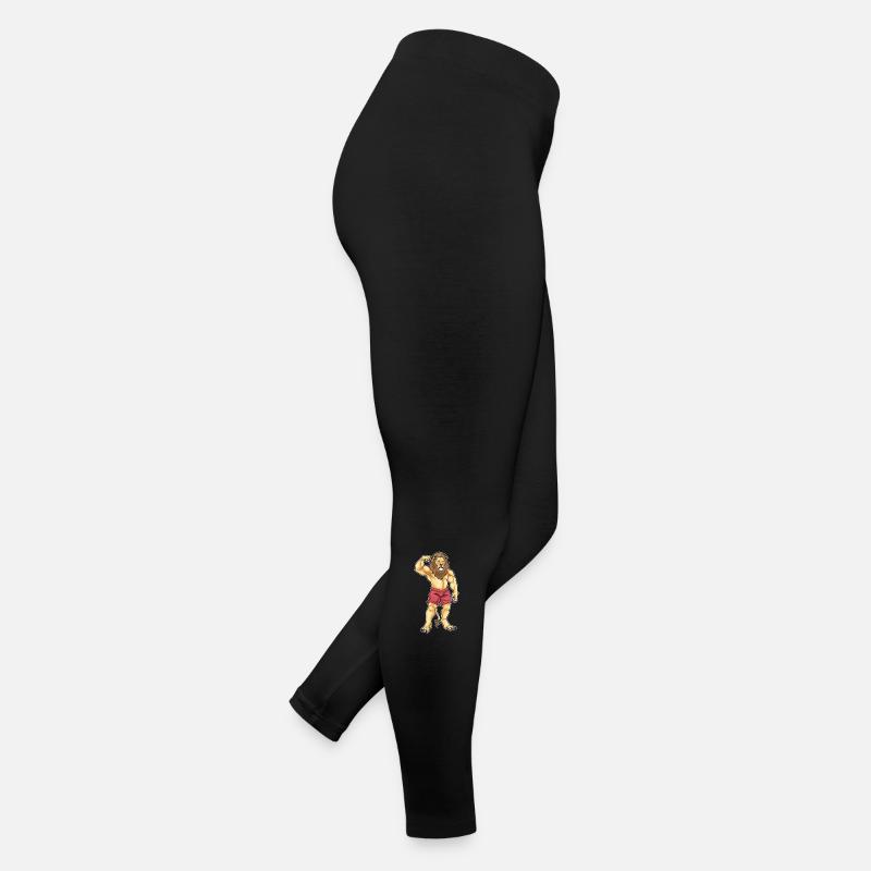 Löwe Bodybuilder Bodybuilding Frauen Jersey Leggings