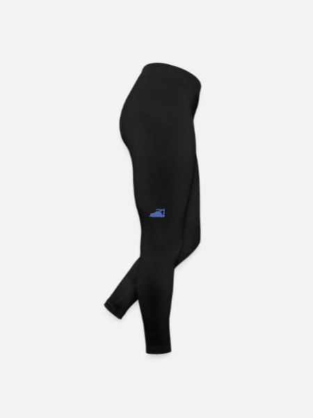 Baggerfahrer und Baugeräteführer Silhouette – - Frauen Jersey Leggings - Schwarz - Rechts