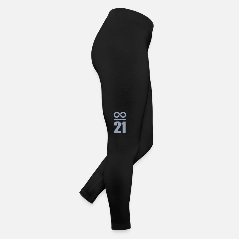 Infinito por 21 millones de Bitcoin Leggings de punto para mujer