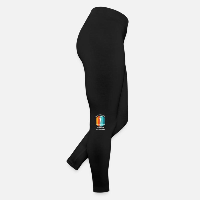 Badminton Badminton Badminton Player Chocolat Legging en jersey Femme