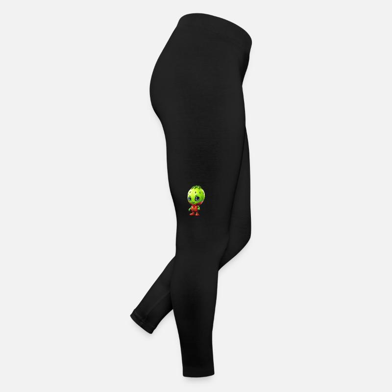 Kawaii Alien Strawberry: Cute Extraterrestrial Women’s Jersey Leggings