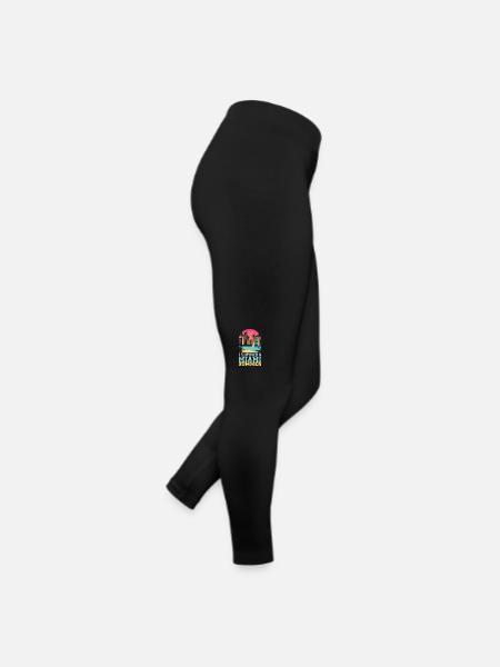 Vereinigte Staaten Usa Bundesstaat Amerika Miami - Frauen Jersey Leggings - Schwarz - Rechts