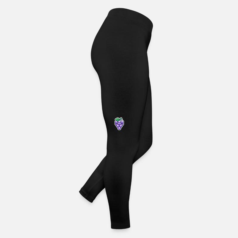 Raisins de dessin animé heureux Legging en jersey Femme