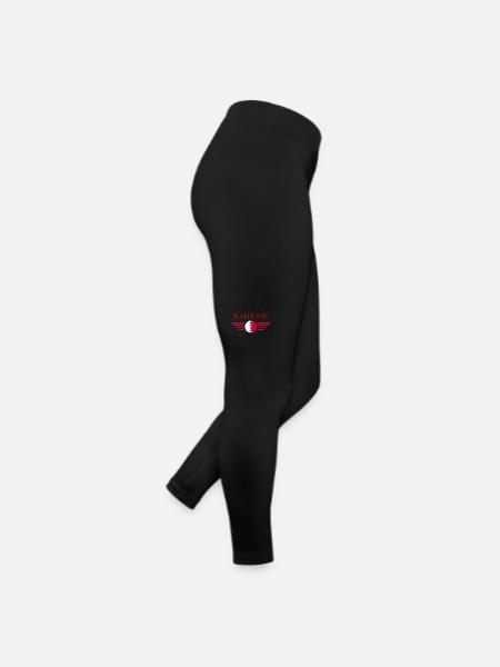 Ich liebe Bahrain, Eleganz Stil Design T-Shirt - Frauen Jersey Leggings - Schwarz - Rechts