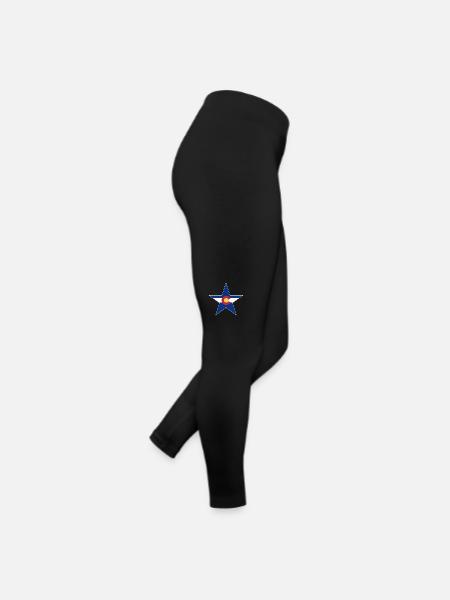 Colorado Fan T-Shirt – Berge & Abenteuer - Frauen Jersey Leggings - Schwarz - Rechts