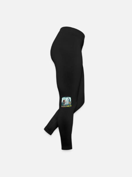 Je pensais que c’était le FLAT TRAIL - Randonnée en montagne - Legging en jersey Femme - noir - Droite