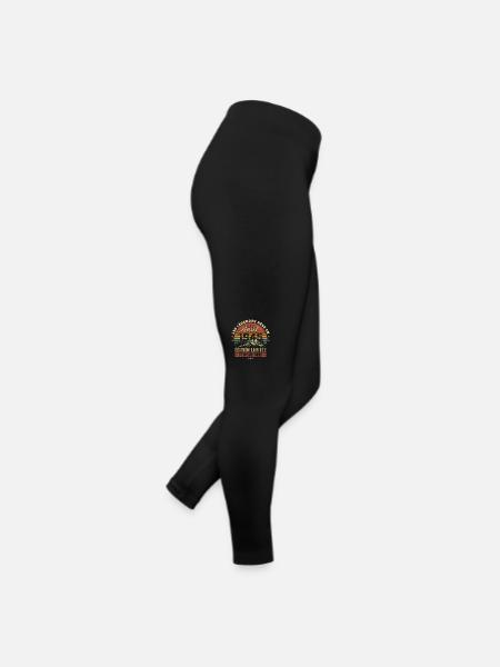 August 1945 Birthday Gift August 1945 August - Women’s Jersey Leggings - black - Right