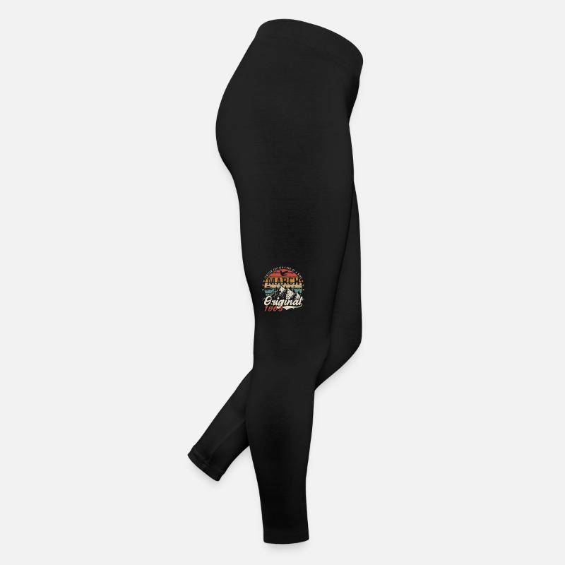 Awesome since March 1963 | Birthday March 1963 Women’s Jersey Leggings
