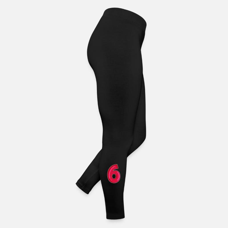 Six Numéro 6 Numéro Rouge Legging en jersey Femme
