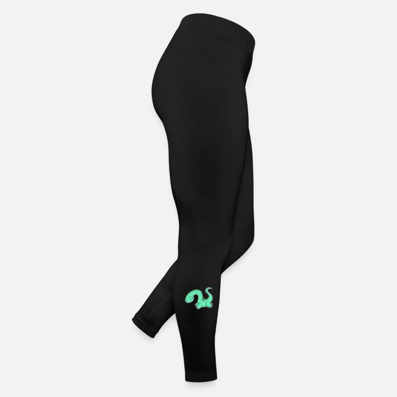 Dino Motif Dinosaur Green Women’s Jersey Leggings
