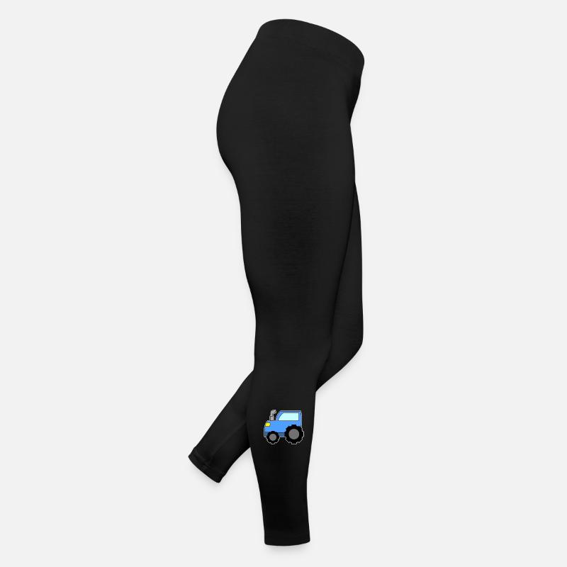 Traktor Blau Frauen Jersey Leggings