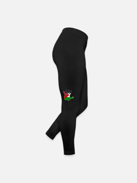 Free palestine - Legging en jersey Femme - noir - Droite
