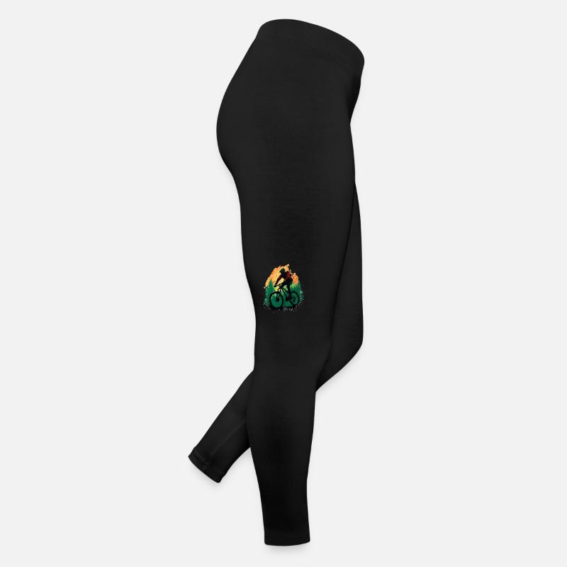 Vintage VTT VTT Cycliste de descente Legging en jersey Femme