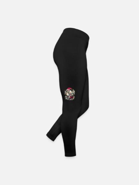 Japanese Geisha - Women’s Jersey Leggings - black - Right