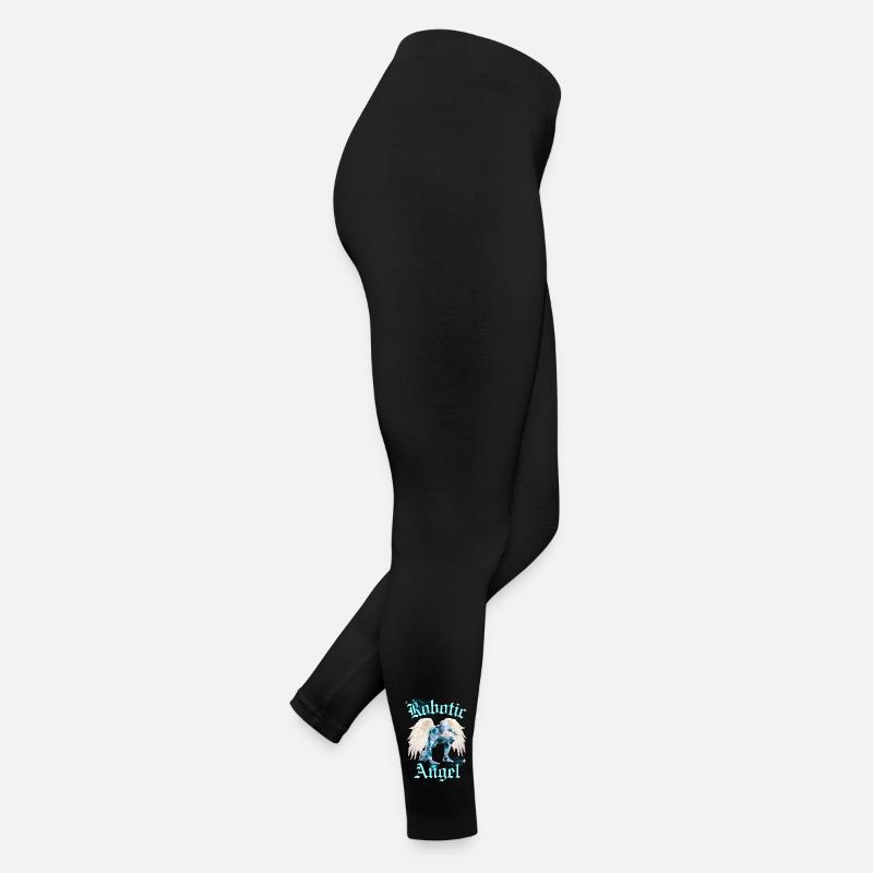 Robotic Angel - Women’s Jersey Leggings - black