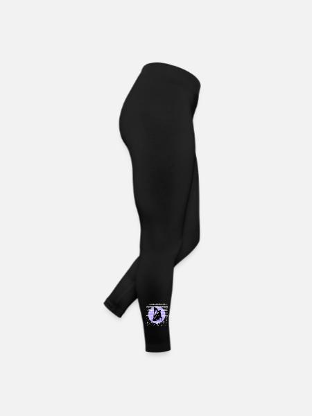 Melodien der Harfe - Frauen Jersey Leggings - Schwarz - Rechts