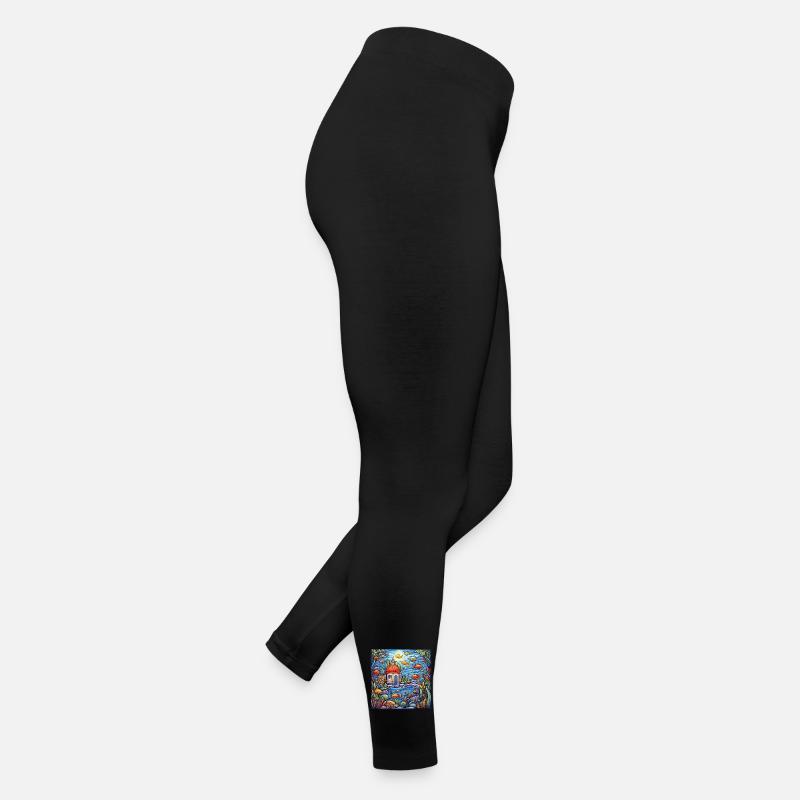 Aquarium Legging en jersey Femme