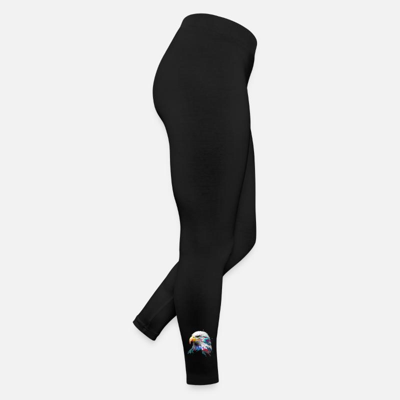 Mächtiger Adler: Ein modernes Ölbild Frauen Jersey Leggings