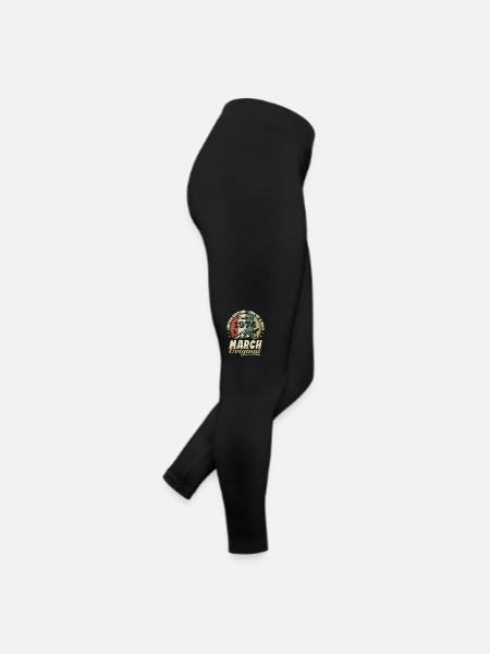 Cadeau D'anniversaire Mars 1974 Édition Limitée - Legging en jersey Femme - noir - Droite