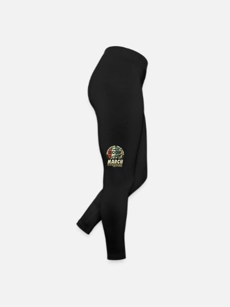 March 2008 Birthday Gift Limited Edition - Women’s Jersey Leggings - black - Right