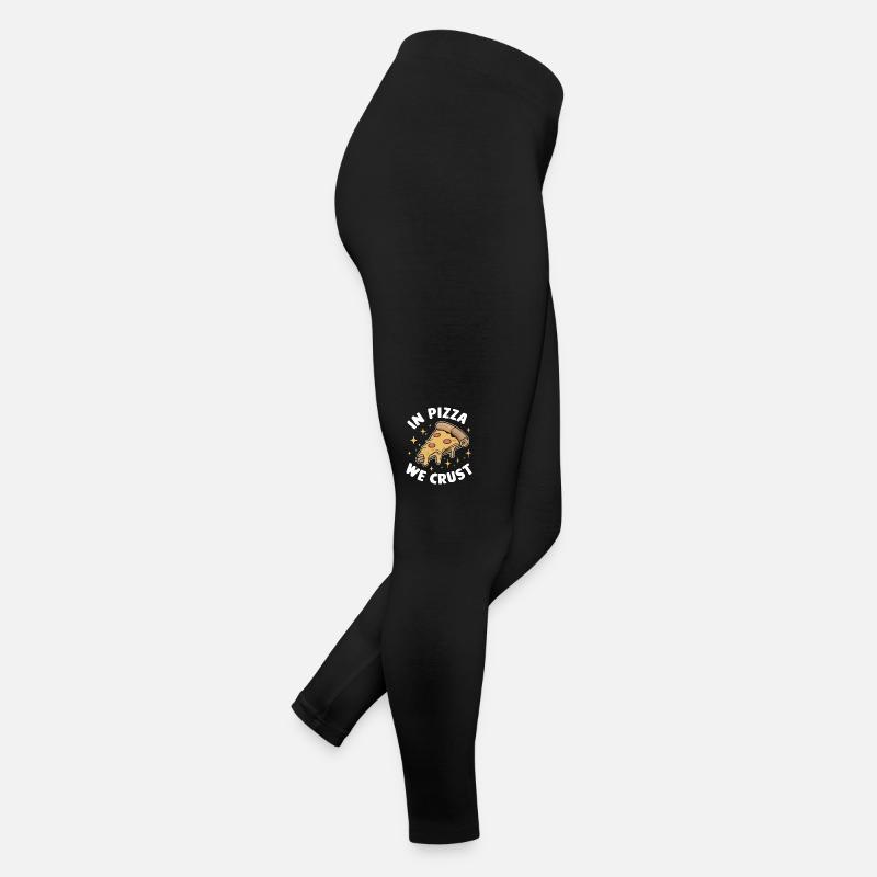 Pizza Italien Fast Food Frauen Jersey Leggings