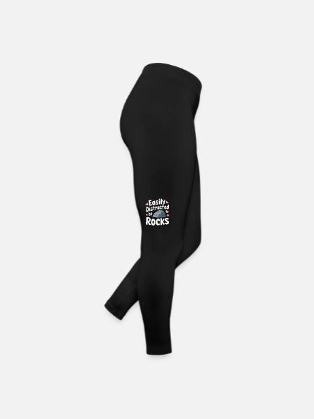 Experte für Geologie Gestein Geologe - Frauen Jersey Leggings - Schwarz - Rechts