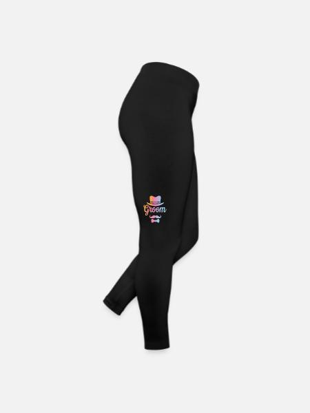 Marié Mariage Mariage - Legging en jersey Femme - noir - Droite