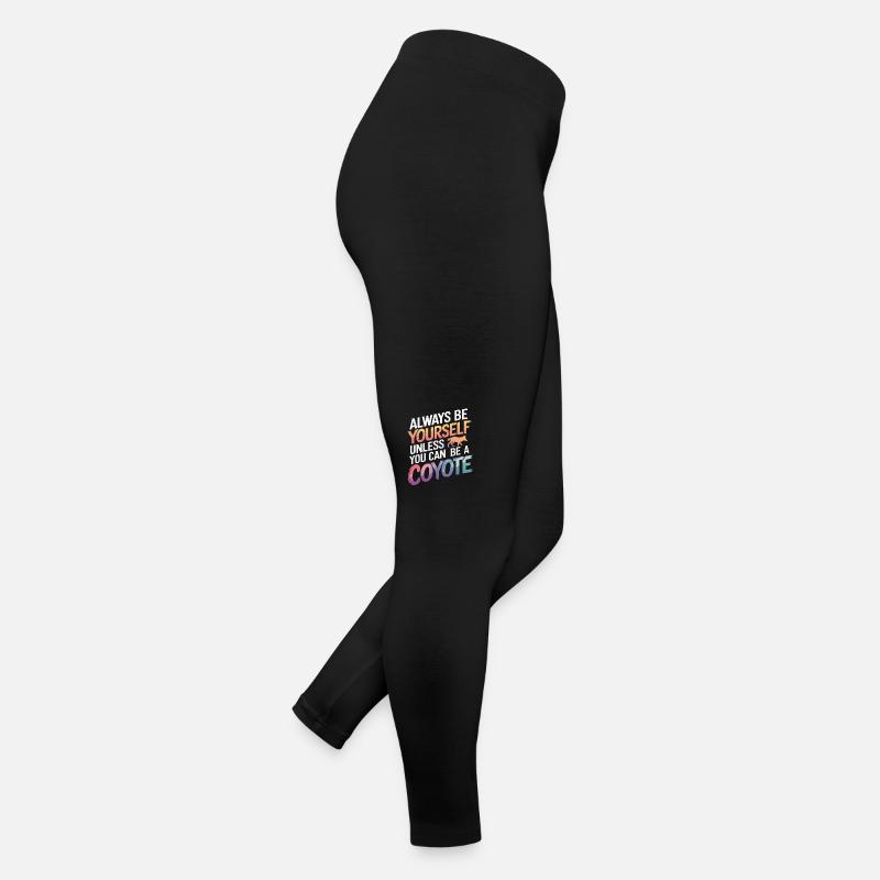 Kojote Tier Lustig Frauen Jersey Leggings