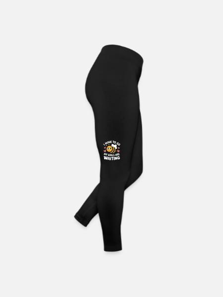 abeille abeille apicultrice abeille abeille - Legging en jersey Femme - noir - Droite