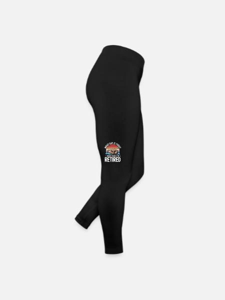 Retirees Retirement Pension Retirement - Women’s Jersey Leggings - black - Right